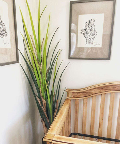 Ralu Künstlicher Aloe-Baum Topfpflanze (verschiedene Größen)