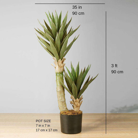 Remi Künstliche Aloe im Topf 90 cm