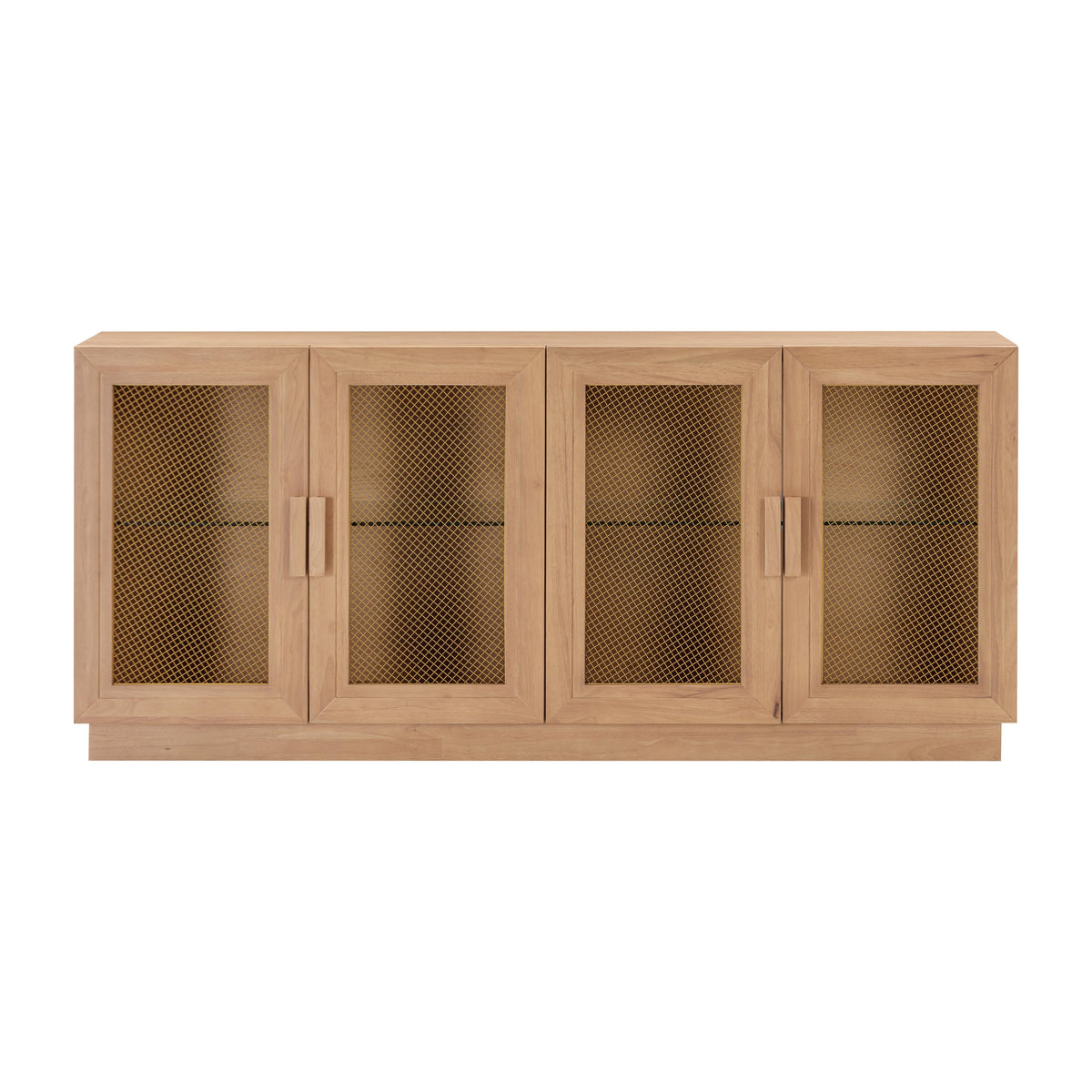 Marais 72" Natural Wood Storage TV Stand/Sideboard - Multiple Colors