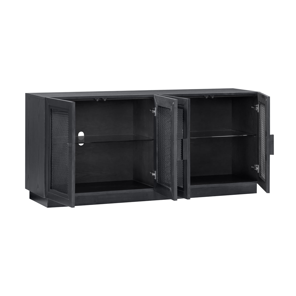 Marais 72" Natural Wood Storage TV Stand/Sideboard - Multiple Colors