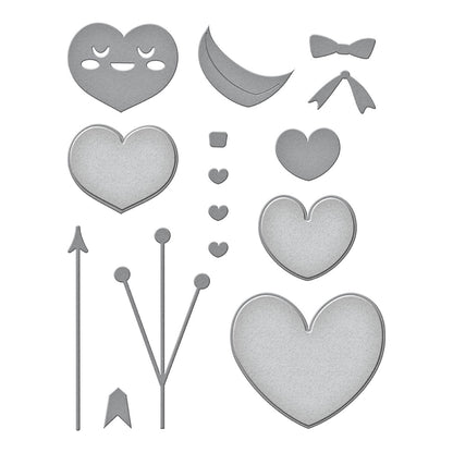 Gnome Drive Hearts for You Etched Dies from the Gnome Drive Collection