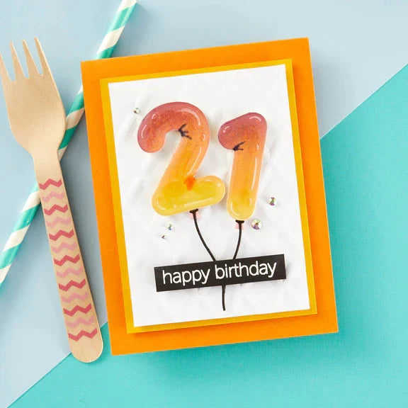 Monster Birthday Die and Clear Stamp Bundle