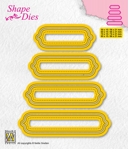 Shape Dies Set Of 4 Tags-6