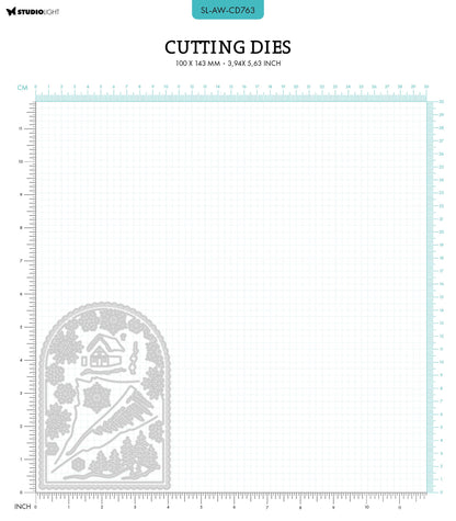 SL Cutting Dies Winter Scenery Artic Winter 100x143x1mm 14 PC nr.763