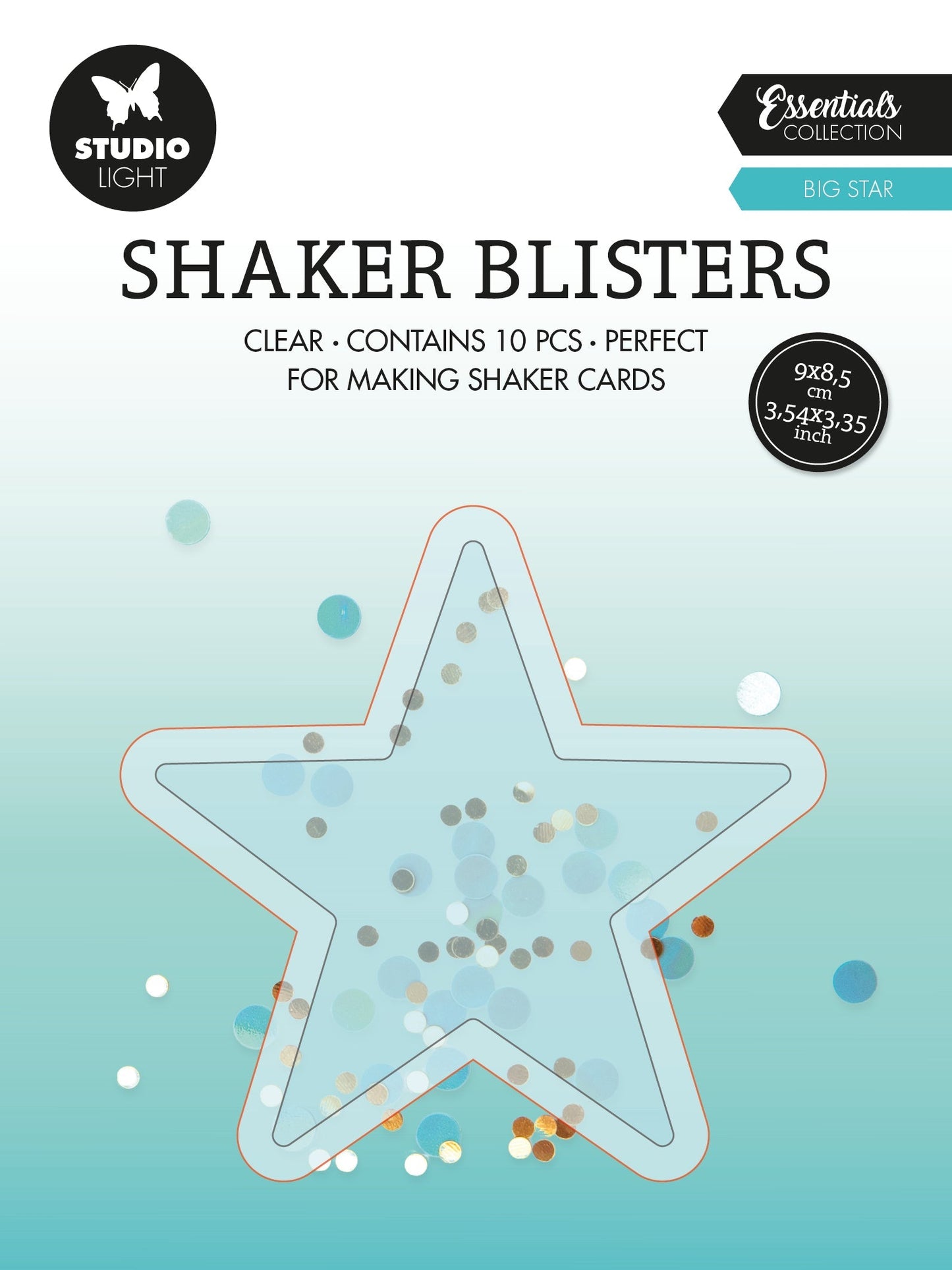 SL Shaker Blister Big Star Essentials 90x85x6mm 10 PC nr.07
