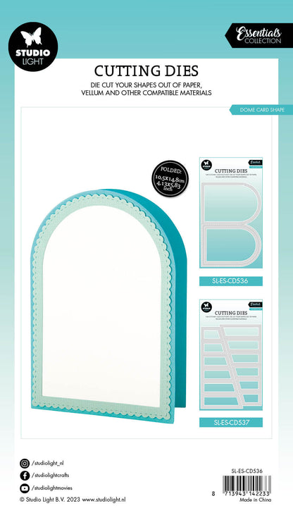 SL Cutting Dies Card Shape Dome Essentials 148x210x1mm 6 PC nr.536