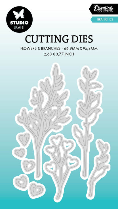 SL Cutting Die Branches Essentials 9 PC
