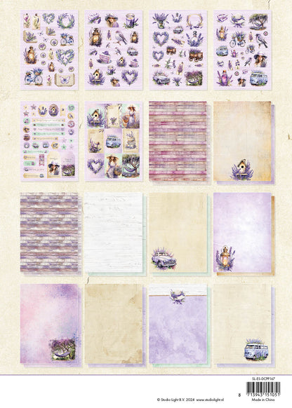 SL Die-Cut Paper Pad Lavender Season Essentials 32 SH