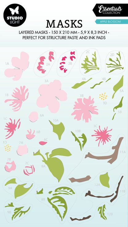 SL Mask Apple Blossom Essentials 150x210x1mm 1 PC nr.173