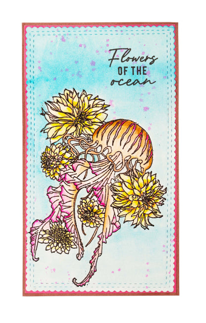 SL Clear Stamp Flower Squid Essentials 101x133x1mm 18 PC nr.429