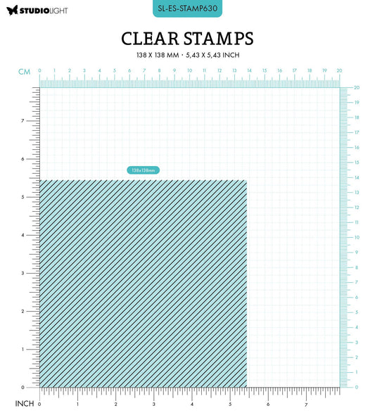 SL Clear Stamp Thin Stripes Essentials 1 PC