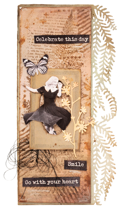 SL Cutting Die Slimline & Label Grunge Collection 4 PC
