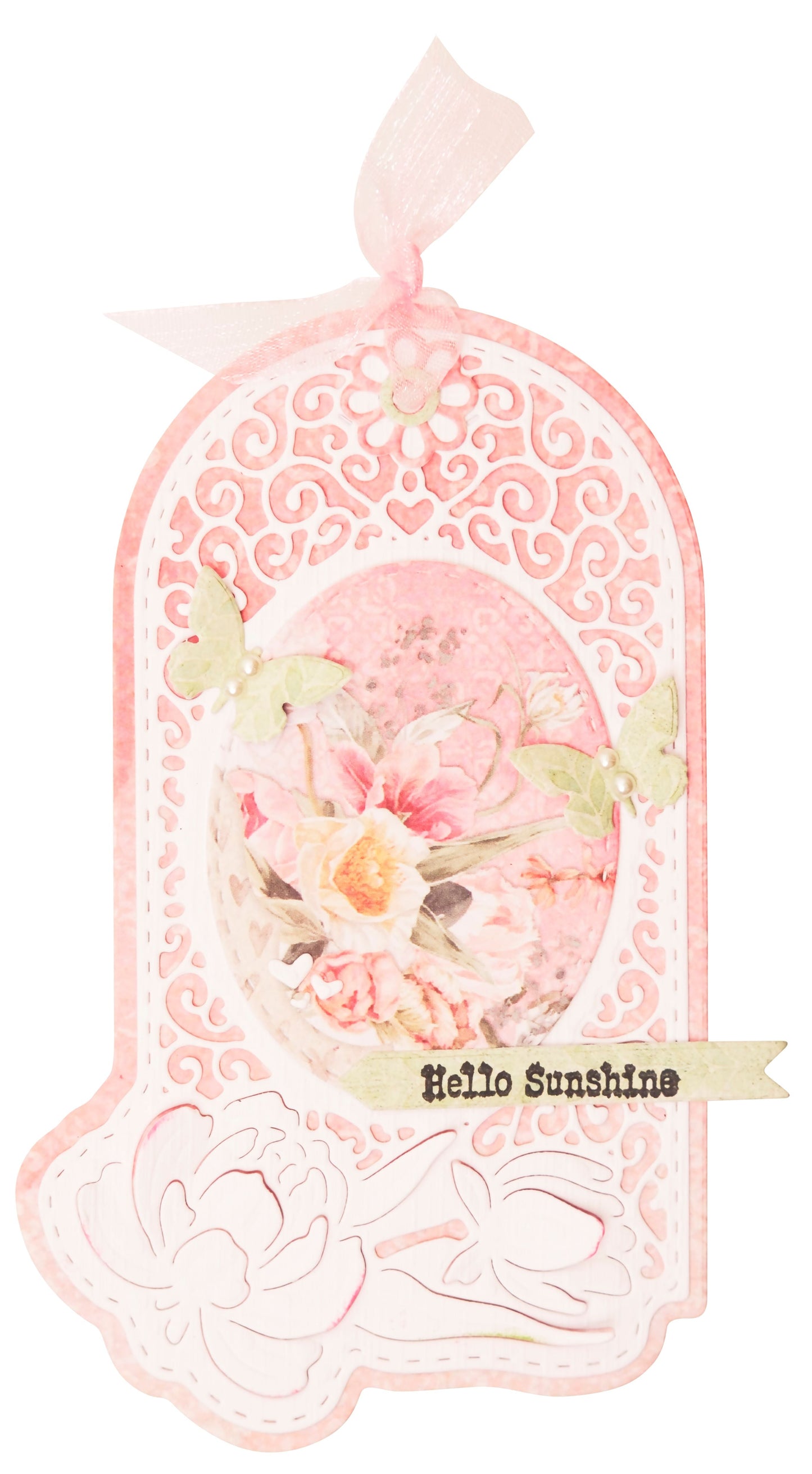 SL Cutting Dies Peony Tag Nature Lover 95x134x1mm 9 PC nr.772