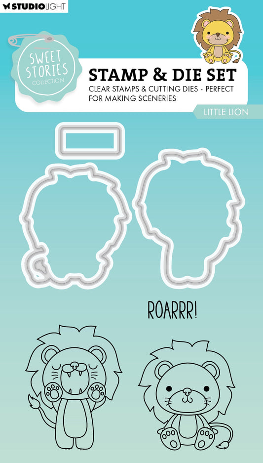 SL Stamp & Die Little Lion Sweet Stories 6 PC