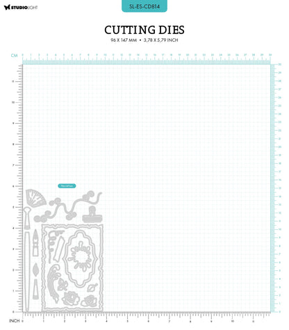 SL Cutting Dies Art Elements Vintage Diaries 20 PC