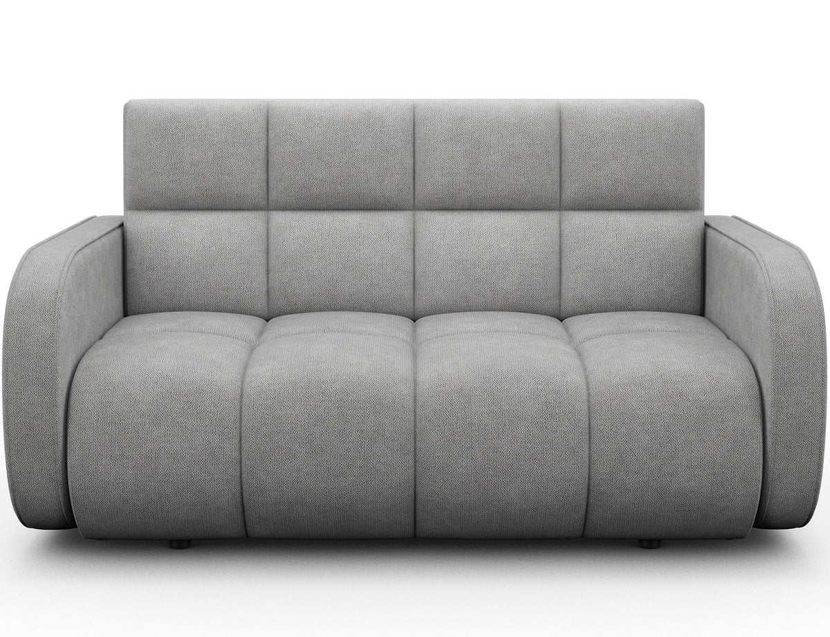 Deverio 3 Seater Condo Size Storage Sleeper Sofa - Light Grey