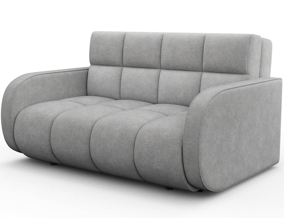 Deverio 3 Seater Condo Size Storage Sleeper Sofa - Light Grey
