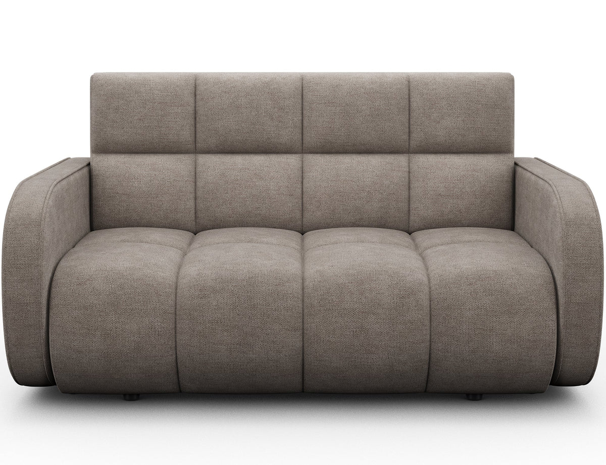 Deverio 3 Seater Condo Size Storage Sleeper Sofa - Mocha Brown