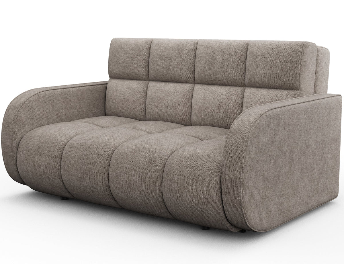 Deverio 3 Seater Condo Size Storage Sleeper Sofa - Mocha Brown