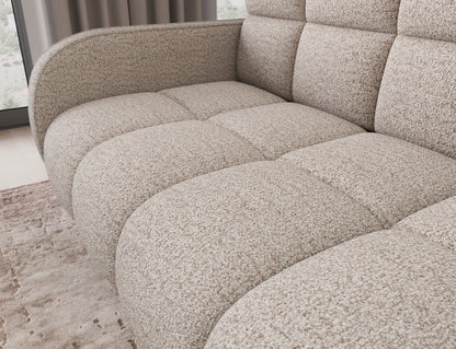 Deverio 3 Seater Condo Size Storage Sleeper Sofa - Beige