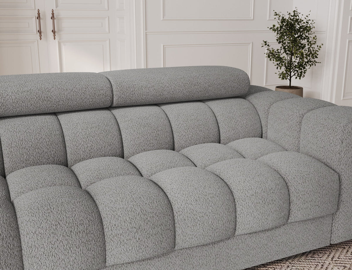 Festello 3 Seater Sleeper Sofa - Grey