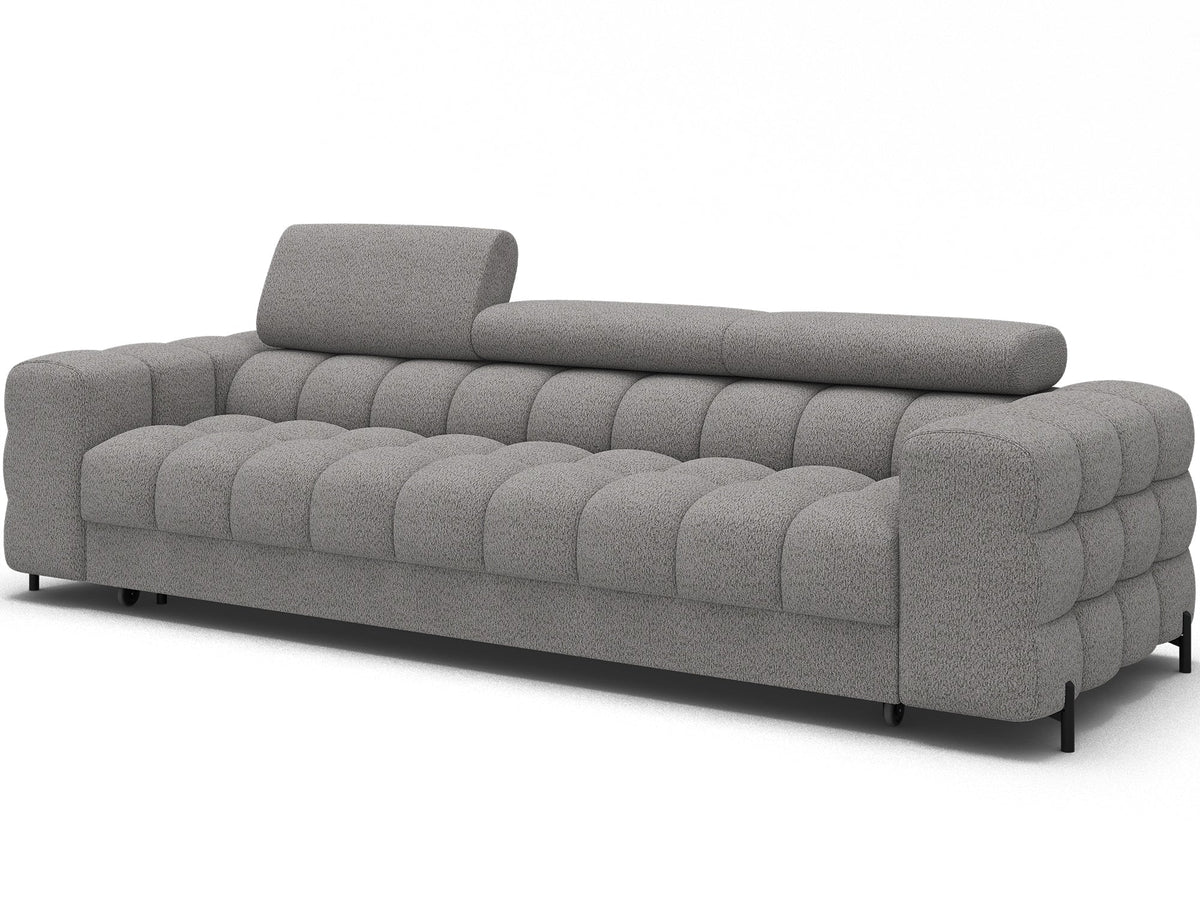 Festello 3 Seater Sleeper Sofa - Grey
