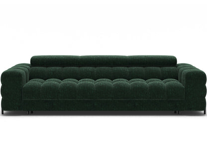 Festello 3 Seater Sleeper Sofa - Emerald Green