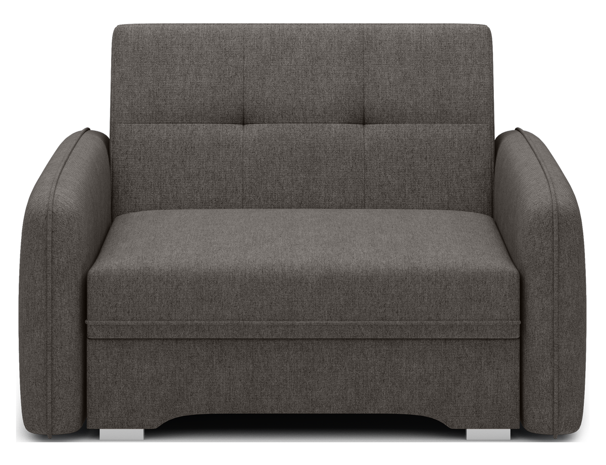 Laine Condo Style 1 Seater Storage Sleeper Sofa - Dark Grey