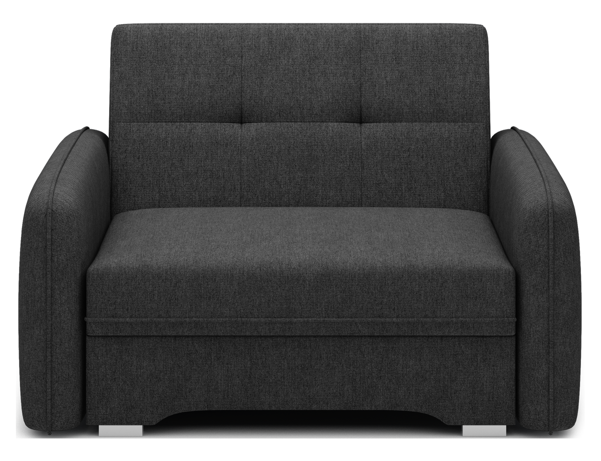 Laine Condo Style 1 Seater Storage Sleeper Sofa - Black