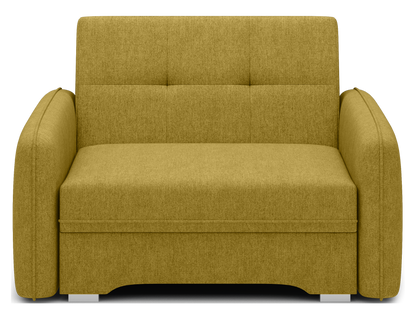 Laine Condo Style 1 Seater Storage Sleeper Sofa - Mustard