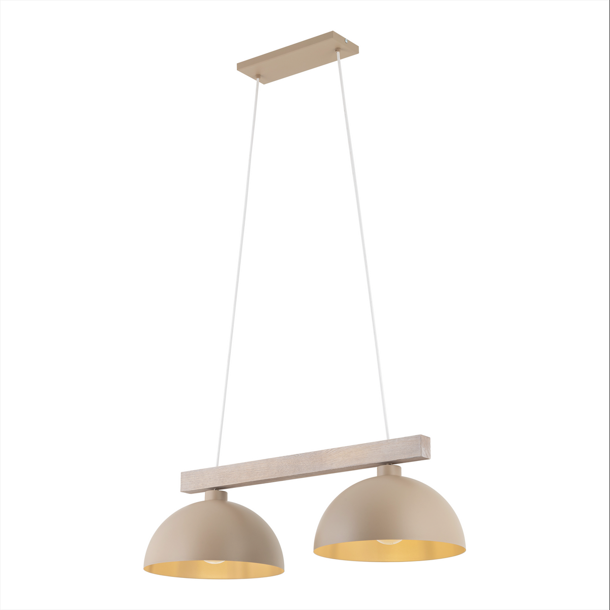 OSLO 2-Light Scandinavian Pendant Light for Kitchen Island, Dining Table & Modern Interiors