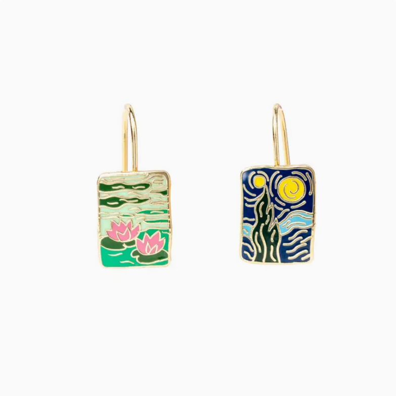 Yellow Owl Workshop - Impressionists Earrings