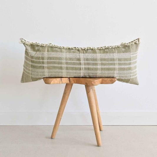 BHUJODI PILLOW COVER - NATURAL