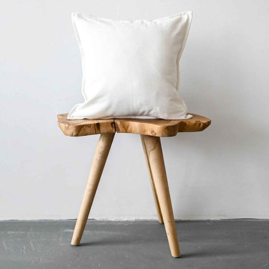 COTTON/ LINEN - WHITE