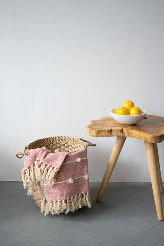 THROW BLANKET - ROSEWOOD