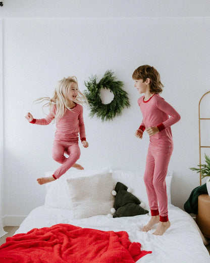 Zweiteiliges langes Pyjama-Set