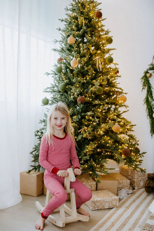 Zweiteiliges langes Pyjama-Set