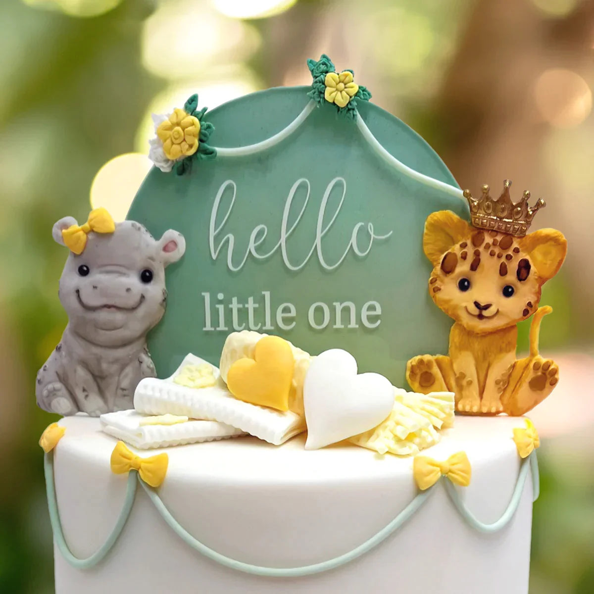 Sweet Safari Hippo Silicone Mould