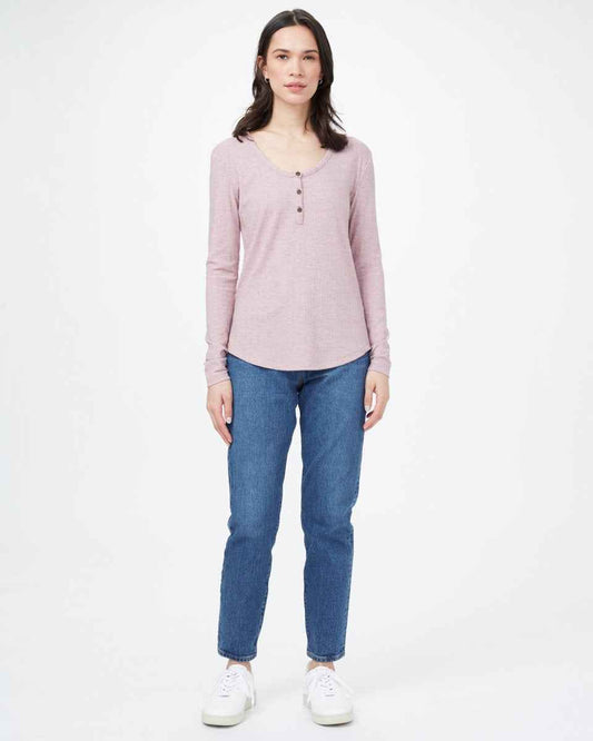 Ribbed Henley Longsleeve