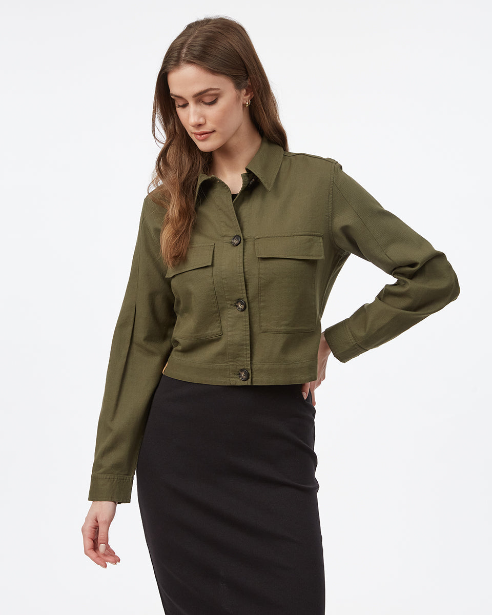 Kurze Utility-Jacke