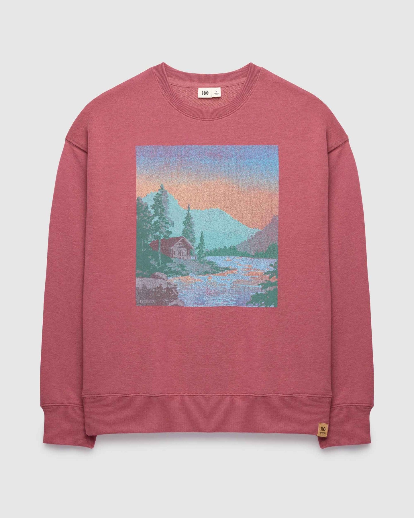 Washed Lakeshore Relaxed Crew