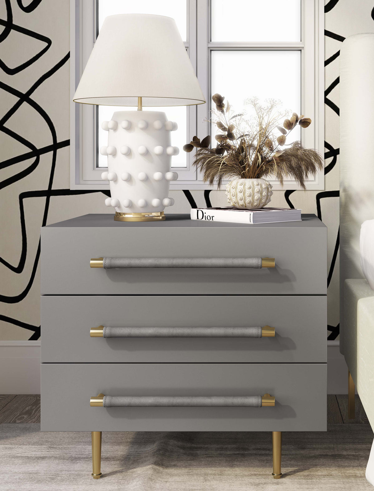 Slate 28" Storage Drawer Nightstand - Multiple Colors Available