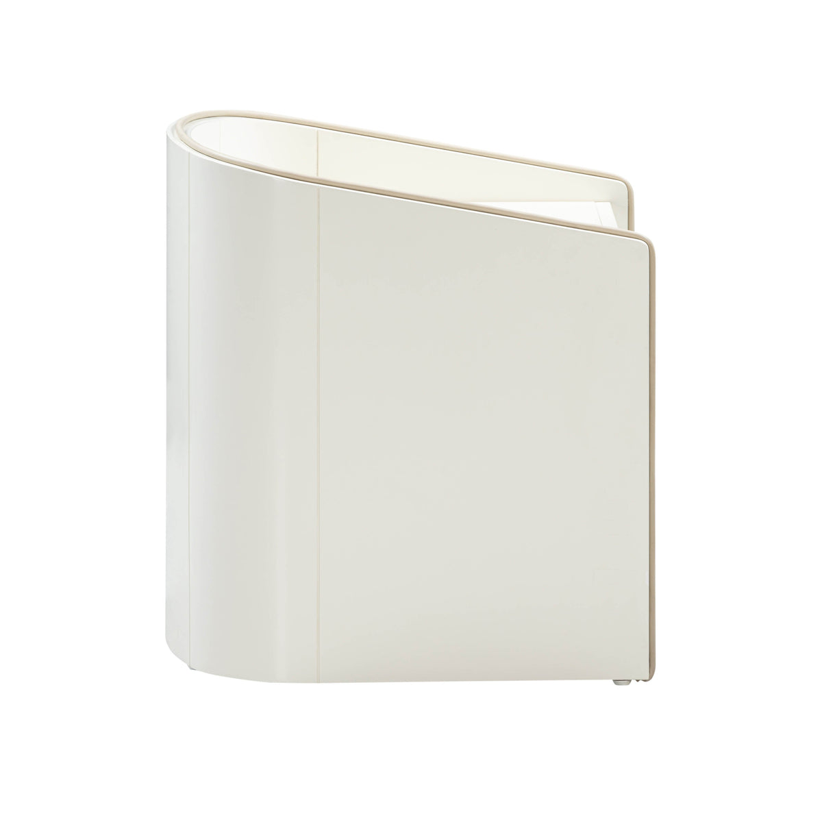 Cove 22" Lacquer Storage Drawer Nightstand - Multiple Colors Available