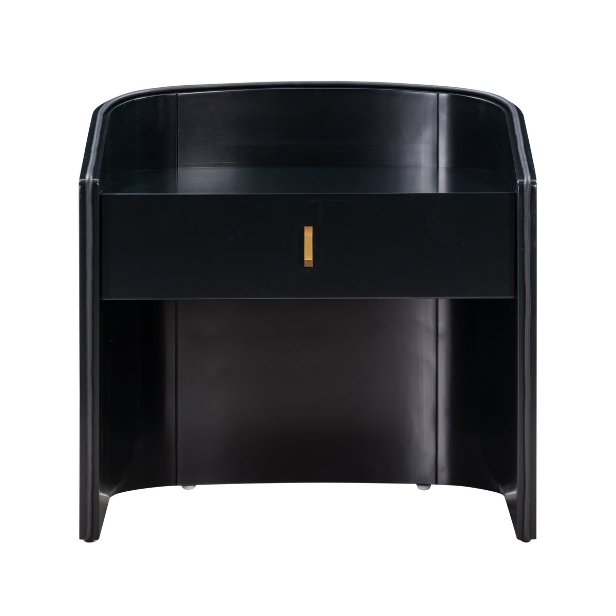 Cove 22" Lacquer Storage Drawer Nightstand - Multiple Colors Available