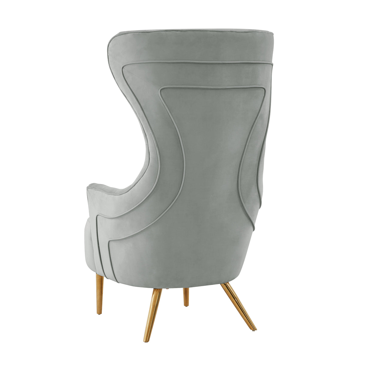 Sinaia Tufted Velvet Wingback Accent Chair - Multiple Color Options