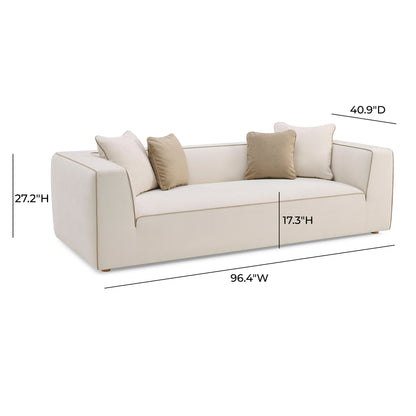 Jett 96" Upcycled Performance Grade Sofa - Multiple Colors Available
