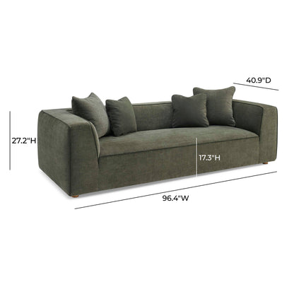 Jett 96" Upcycled Performance Grade Sofa - Multiple Colors Available