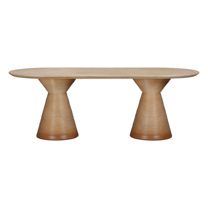 Tideway 87" Indoor/Outdoor Oval Dining Table - Terracotta