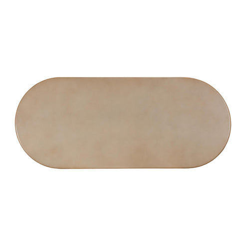 Tideway 87" Indoor/Outdoor Oval Dining Table - Terracotta