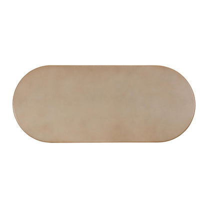 Tideway 87" Indoor/Outdoor Oval Dining Table - Terracotta